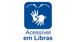 imagem indicando acessibilidade em LIBRAS